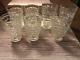 7 Yorktown Federal Glass Thumbprint Iridescent Carnival Tumbler 4, 4.75, 3, 5.25