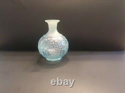 COLOGNE BOTTLE BEAUTIFUL COLOR of ICE BLUE in GRAPE & CABLE BY NORTHWOOD