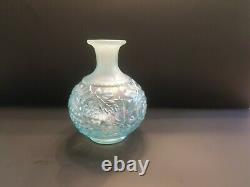 COLOGNE BOTTLE BEAUTIFUL COLOR of ICE BLUE in GRAPE & CABLE BY NORTHWOOD