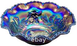 Carnival Glass Small Bowl Amethyst Design Made in Australia 1924