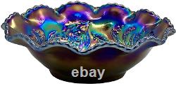 Carnival Glass Small Bowl Amethyst Design Made in Australia 1924