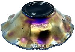 Carnival Glass Small Bowl Amethyst Design Made in Australia 1924