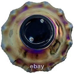 Carnival Glass Small Bowl Amethyst Design Made in Australia 1924