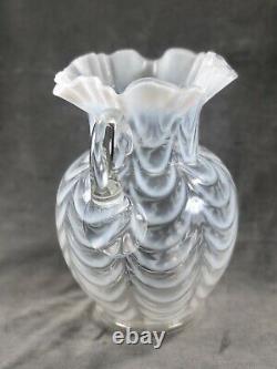 Fenton French Opalescent Drapery Pitcher