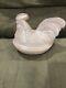 Fenton Glass Pink Carnival Iridescent HEN ON NEST 8 Covered Candy Trinket Dish