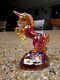 Fenton Red Iridescent Carnival Glass Unicorn Horse Figurine