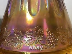 INDIANA GLASS Iridescent Gold Carnival 7447 26 Piece Princess Set Vintage In Box