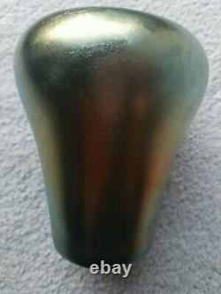 Imperial Art Glass Iridescent Carnival Glass Art Deco AMETHYST 6 Vase