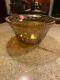 Iridescent Carnival Glass Marigold Grape Pattern Punch Bowl Set With 12 Glasses
