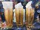 Jeanette Iridescent Vintage Marigold Iridescent Carnival Glass Tumblers! 7