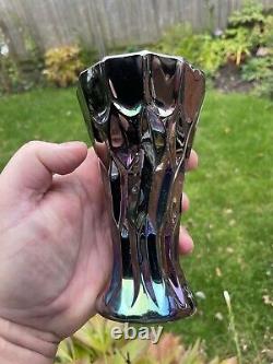 Lwg Leinauer Glaswaren German Iridescent Carnival Glass