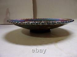 Northwood, Amethyst, Three Fruits Carnival Glass Plate