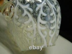 Northwood White OPALINE BROCADE Spanish Lace Water Pitcher Opalescent Glass