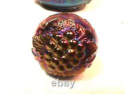 PERFUME Grape & Cable RIGHT ONE Amethyst Carnival Glass By DUGAN DIAMOND