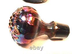 PERFUME Grape & Cable RIGHT ONE Amethyst Carnival Glass By DUGAN DIAMOND