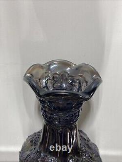 VTG. Carnival Glass Imperial Loganberry Vase. 10