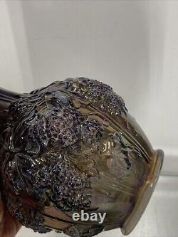 VTG. Carnival Glass Imperial Loganberry Vase. 10