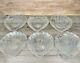 Vintage 1960's Kamei Craft Japan Carnival Iridescent Glass 11Shell Plate 6 Pc