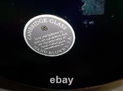 Vintage CAMBRIDGE Carnival Glass VASE 12 Rare