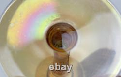 Vintage DeVilbiss Iridescent Carnival Glass Perfume Atomizer Signed 6 3/8
