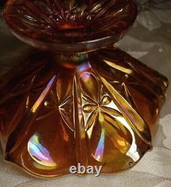 Vintage Imperial Carnival Propeller Compote Iridescent -MINT Condition